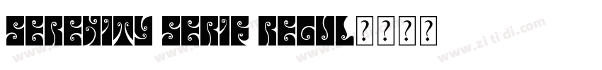 Serenity Serif Regul字体转换